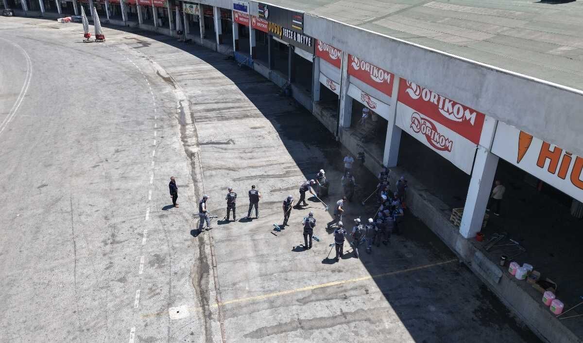 Kayseri Hal Kompleksi'nde Kapsamlı Temizlik Yapıldı (2)