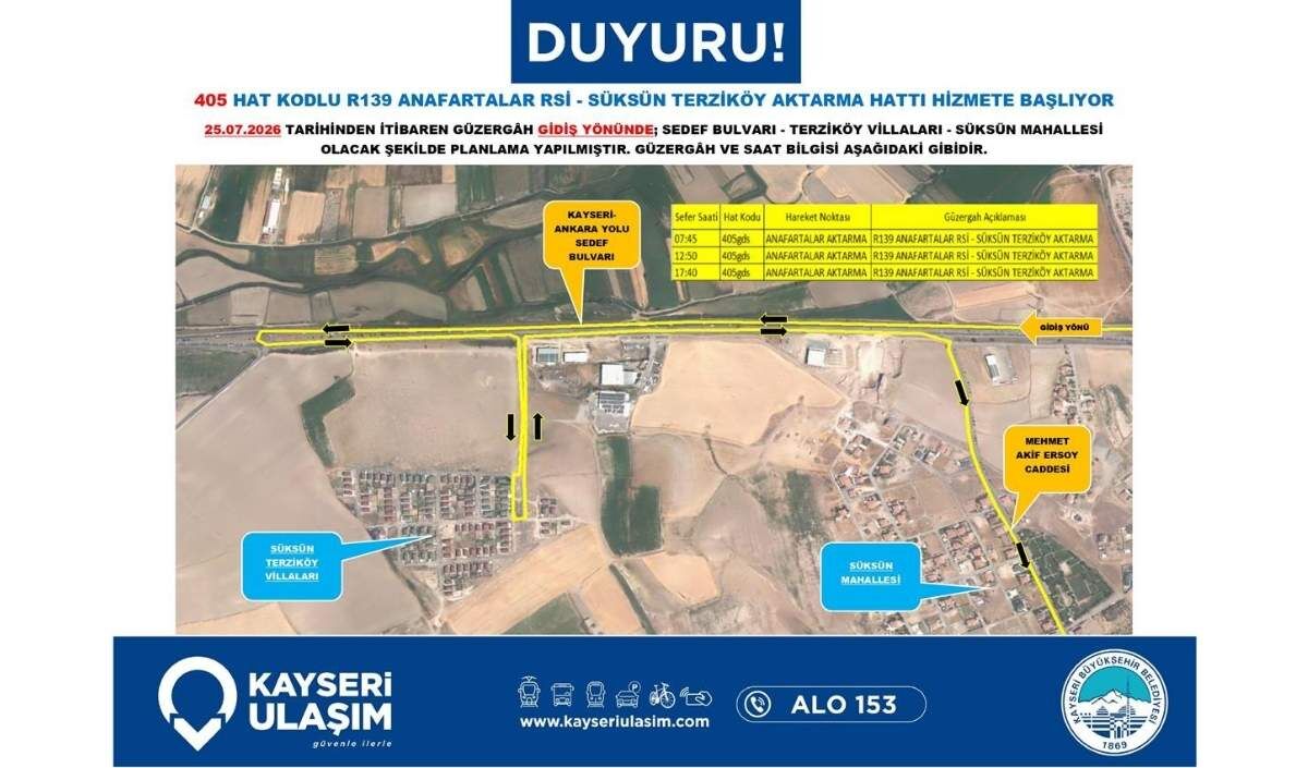 Kayseri'de Toplu Ulaşımda Yeni Düzenleme (2)