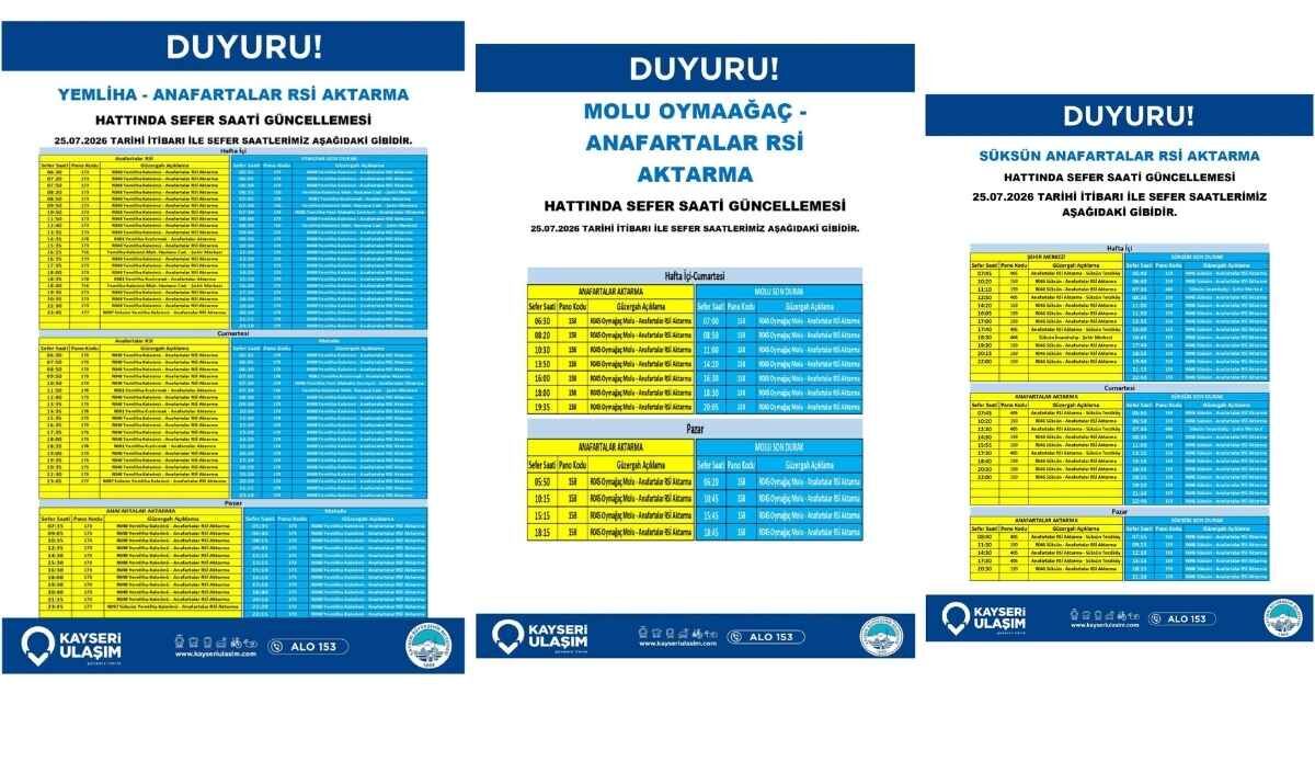 Kayseri'de Toplu Ulaşımda Yeni Düzenleme (4)