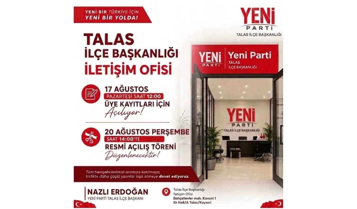 Aşkın Genç Duyurdu Yeni̇ Parti Kayseri’de Yeni Bir Adım Atıyor! (3)