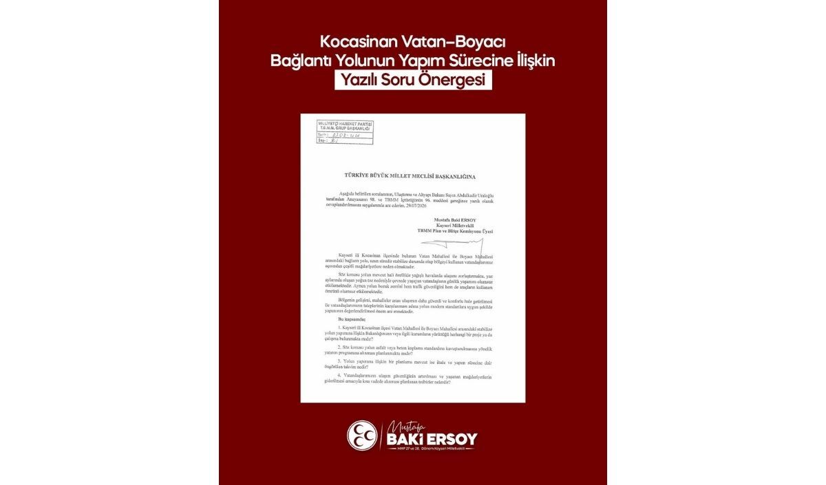 Baki Ersoy Kayseri Bağlantı Yolu Bakan Uraloğlu’ (1)