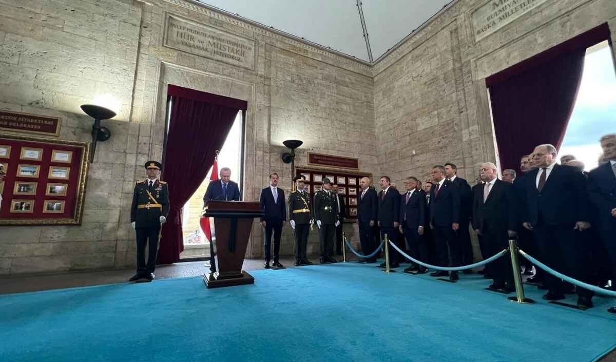 Büyük Zafer’in 104’Üncü Yılında Anıtkabir’de Devlet Erkânı Buluştu (2)