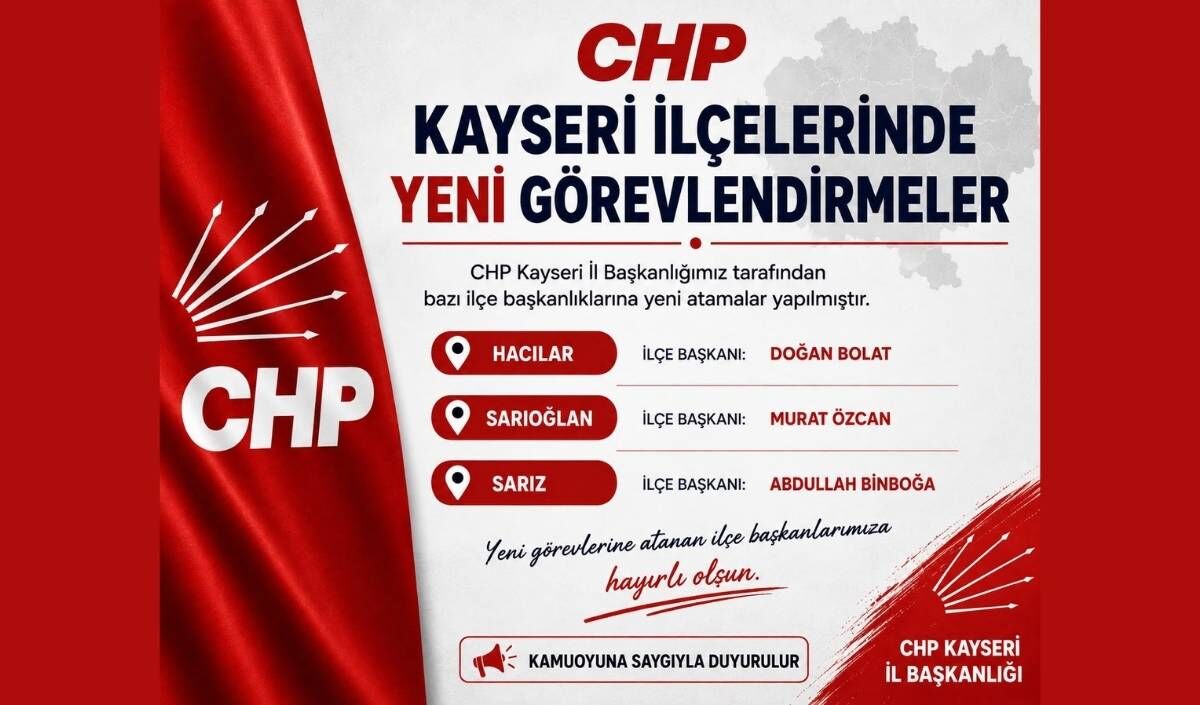 Chp Kayseri İl Başkanlığı, Hacılar, Sarıoğlan Ve Sarız (1)