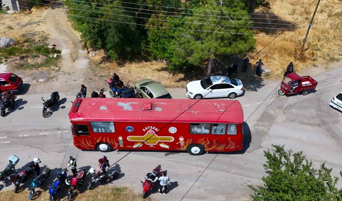 Kayseri Zile 38 Festivali’nde Yangın (1)