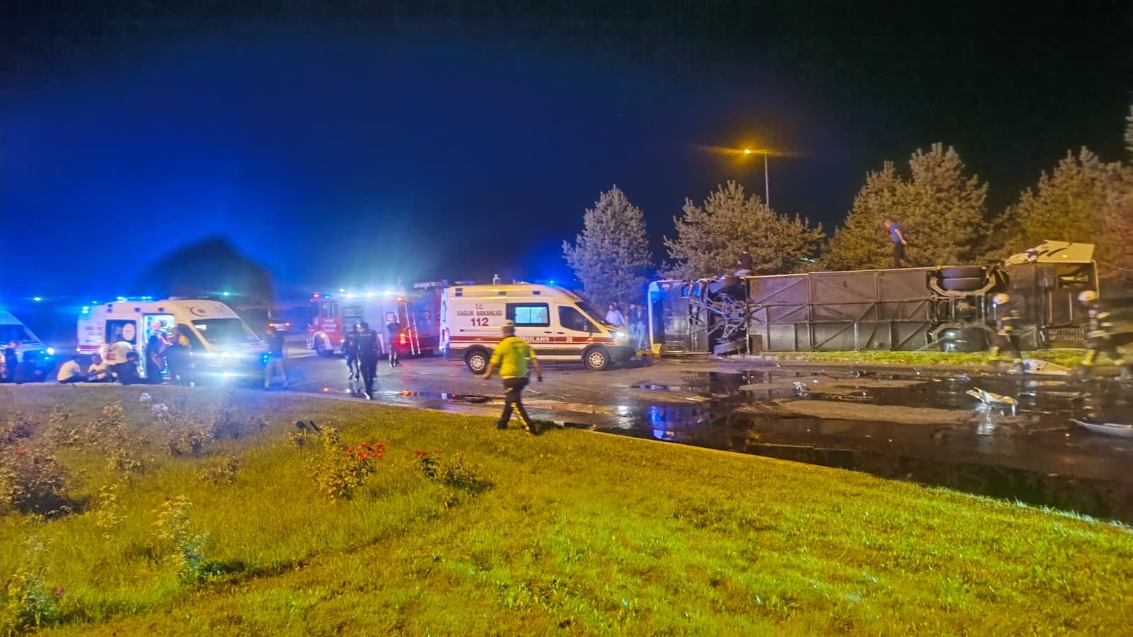 Kayseri'de Tır Otobus Carpısti2