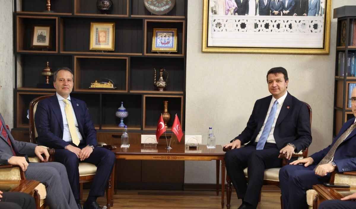Yeni Ittifak Mı Geliyor Erbakan Ve Arıkan Bir Araya Geldi (1)