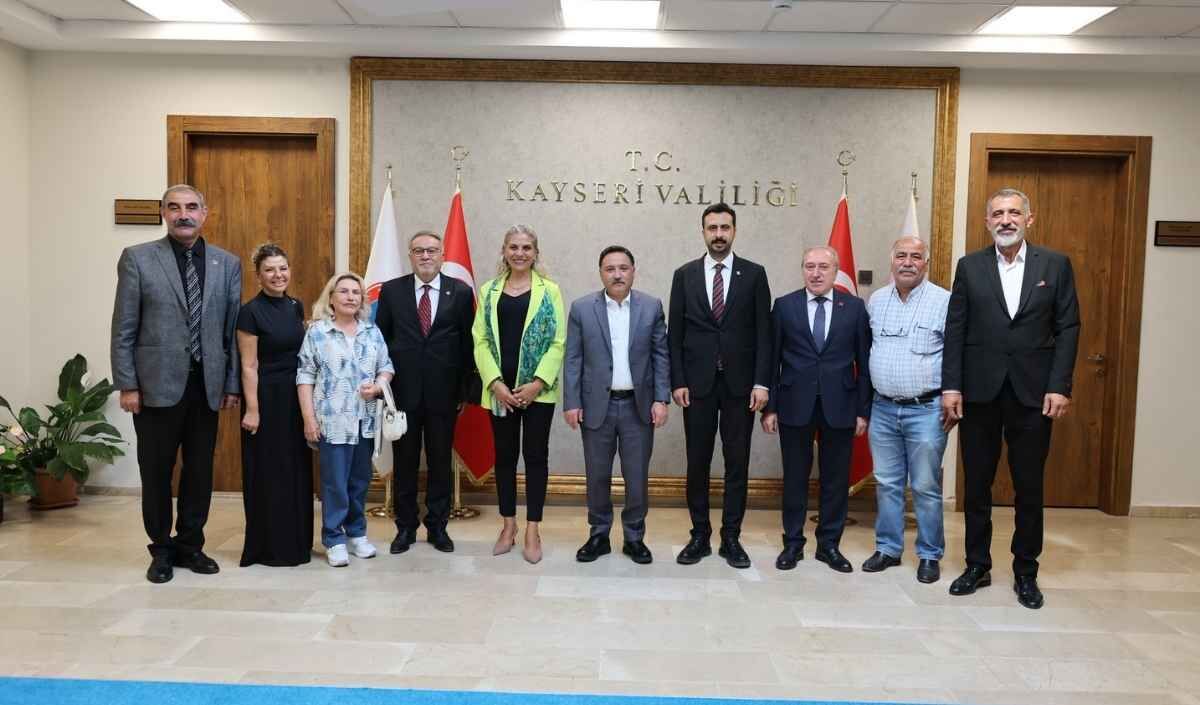 CHP Kayseri’den Vali Gökmen Çiçek’e ziyaret!