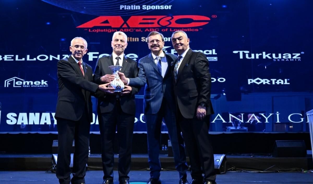 KAYSO 60. Yıl Sanayi Gecesi’nde 58 firmaya ödül: ABC Transport’tan ihracat başarısı