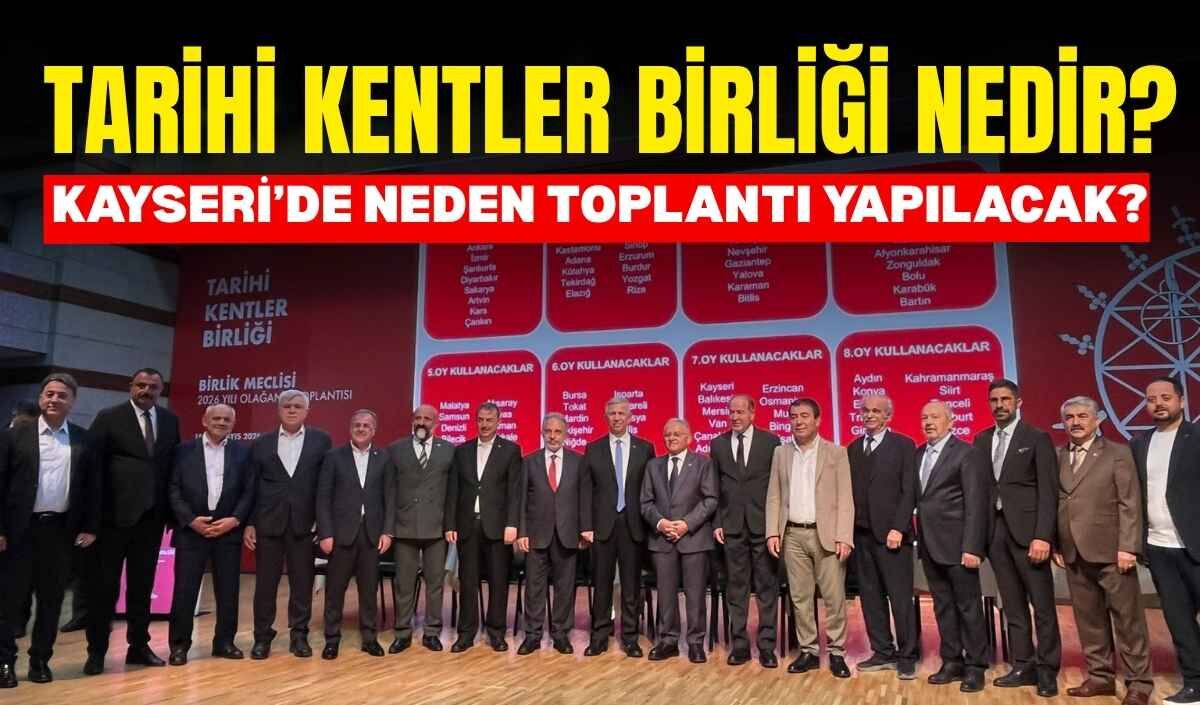 Tarihi Kentler Birliği Nedir: Kayseri’de neden toplantı yapılacak?