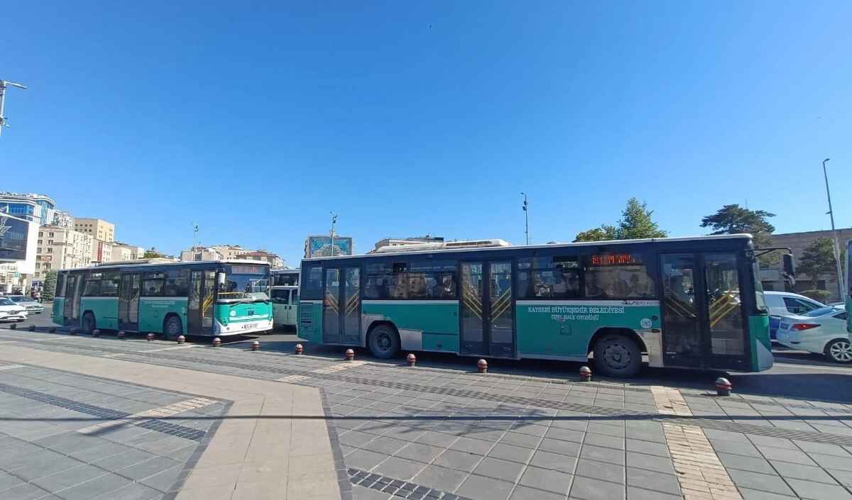 Kayseri’de bu otobüsleri kullananlar dikkat! Bugün değişti